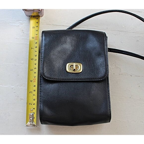 Nine West - Small Crossbody with Turn Lock Closure, Black - Picture 8 of 8